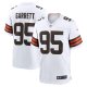 Men's Cleveland Browns Myles Garrett Nike White Away Game Jersey