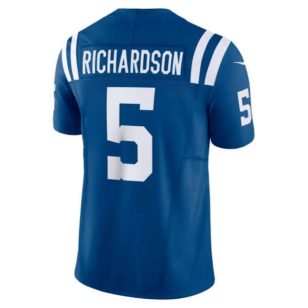 Men's Indianapolis Colts Anthony Richardson Nike Royal Vapor F.U.S.E. Limited Jersey