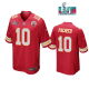 Men's Kansas City Chiefs #10 Isiah Pacheco Red Super Bowl LVII Game Jersey