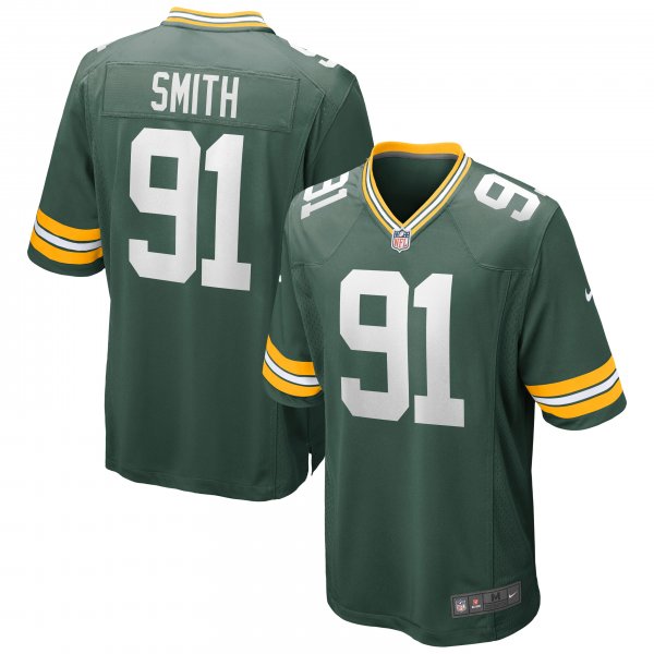 Men's Green Bay Packers Preston Smith Nike Green Game Jersey