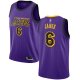 Los Angeles Lakers #6 LeBron James Purple Youth NBA Swingman City Edition 2018/19 Jersey