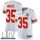 Kansas City Chiefs #35 Christian Okoye White Super Bowl LIV Bound Men's Stitched NFL Vapor Untouchable Limited Jersey