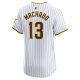 Men's San Diego Padres Manny Machado Nike White Home Elite Jersey