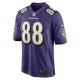 Men's Baltimore Ravens Charlie Kolar Nike Purple Player Game Jersey