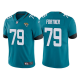 Men's Jacksonville Jaguars Luke #79 Fortner Teal 2022 Nike NFL Draft Vapor Limited Jersey