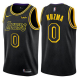 Men's Nike NBA Los Angeles Lakers #0 Kyle Kuzma Swingman City Edition Black NBA Jersey