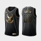 Men's Milwaukee Bucks Custom Black Golden Edition NBA Jersey