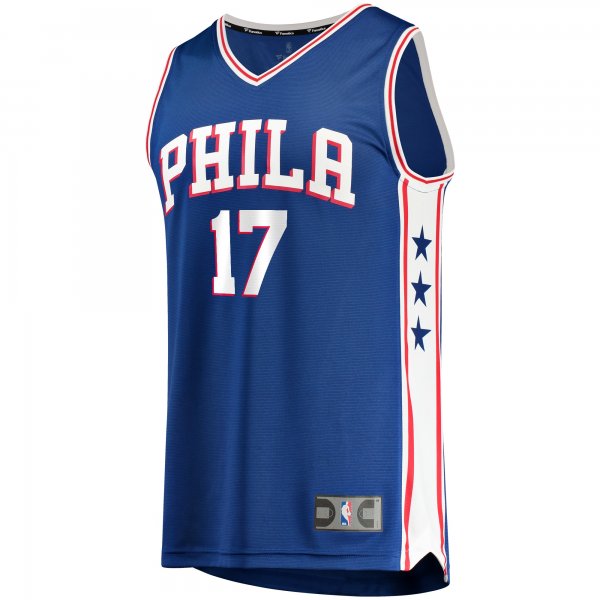 Men's Philadelphia 76ers Buddy Hield Fanatics Royal Fast Break Player Jersey - Icon Edition