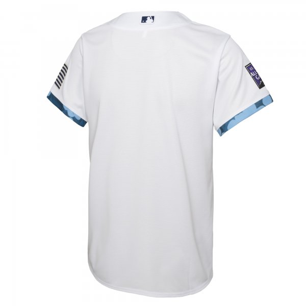 Youth Colorado Rockies Nike White 2021 MLB All-Star Game Jersey