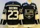 Men's #23 Dustin Brown Los Angeles Kings Black NHL Jersey