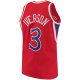 Men's Philadelphia 76ers Allen Iverson Mitchell & Ness Red 1996/97 Hardwood Classics Swingman Jersey