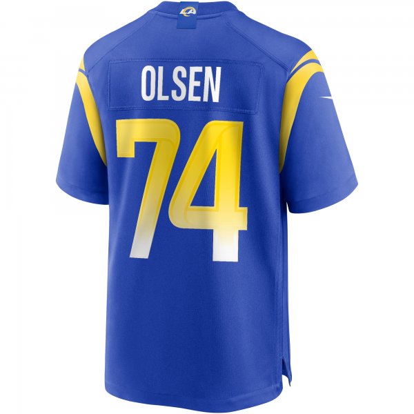 Men's Los Angeles Rams Merlin Olsen Nike Royal Game Retired Player Jersey