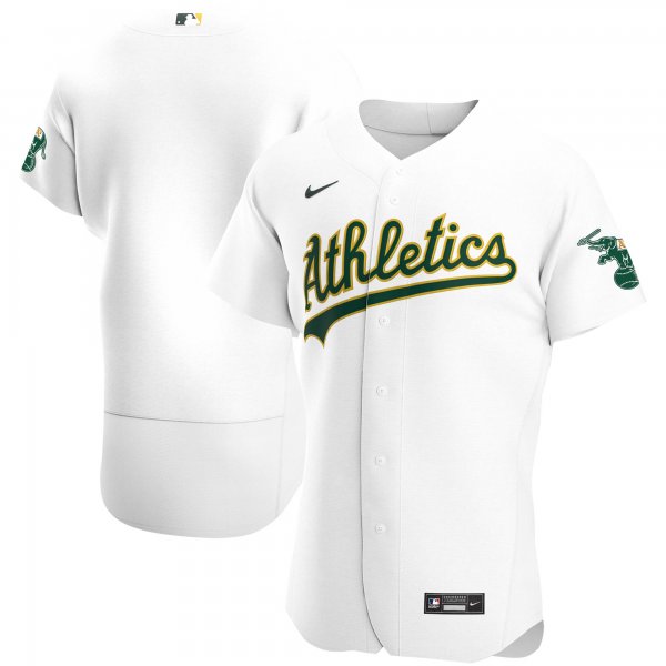 Men's Oakland Athletics Nike White Home Team Jersey