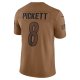 Men's Pittsburgh Steelers Kenny Pickett Nike Brown 2023 Salute To Service Limited Jersey