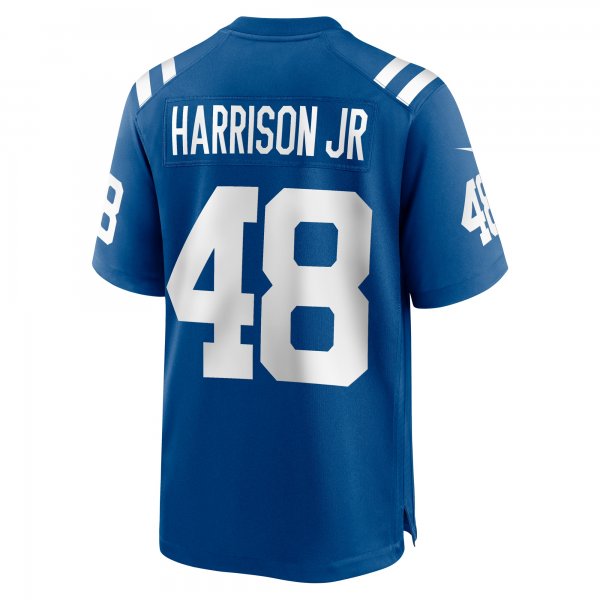 Men's Indianapolis Colts Ronnie Harrison Jr. Nike  Royal Team Game Jersey