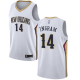 Swingman Men's Brandon Ingram White Jersey #14 Basketball New Orleans Pelicans Association Edition