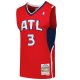 Men's Atlanta Hawks Lou Williams Mitchell & Ness Red 2001/02 Hardwood Classics Swingman Jersey