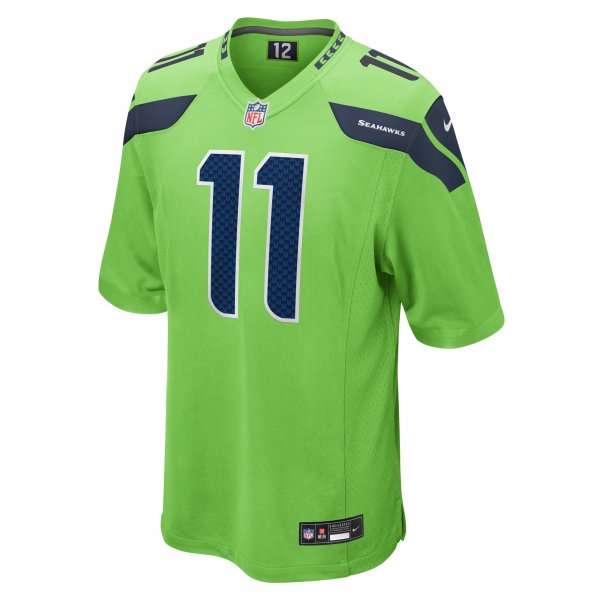 Men's Seattle Seahawks Jaxon Smith-Njigba Nike Neon Green  Game Jersey