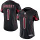 Arizona Cardinals #1 Kyler Murray Black Women's Stitched Nike NFL Limited Rush Jersey