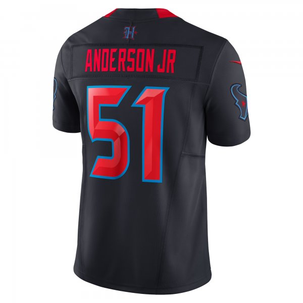 Men's Houston Texans Will Anderson Jr. Nike Navy 2nd Alternate Vapor F.U.S.E. Limited Jersey