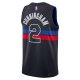 Unisex Detroit Pistons Cade Cunningham Jordan Brand Black Swingman Jersey - Statement Edition