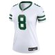 Women's New York Jets Aaron Rodgers Nike Legacy White Legend Player Jersey