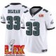 Youth Philadelphia Eagles #33 Cooper DeJean White Super Bowl LIX F.U.S.E. Vapor Untouchable Limited Stitched Jersey