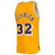 Men's Los Angeles Lakers Magic Johnson Mitchell & Ness Gold 1984/85 Hardwood Classics Jersey