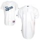 Detroit Tigers Blank White Home "Los Tigres" Stitched MLB Jersey