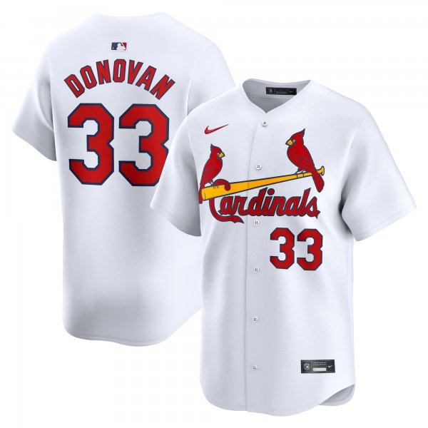 Men's St. Louis Cardinals Brendan Donovan Nike White Home Limited Player Jersey