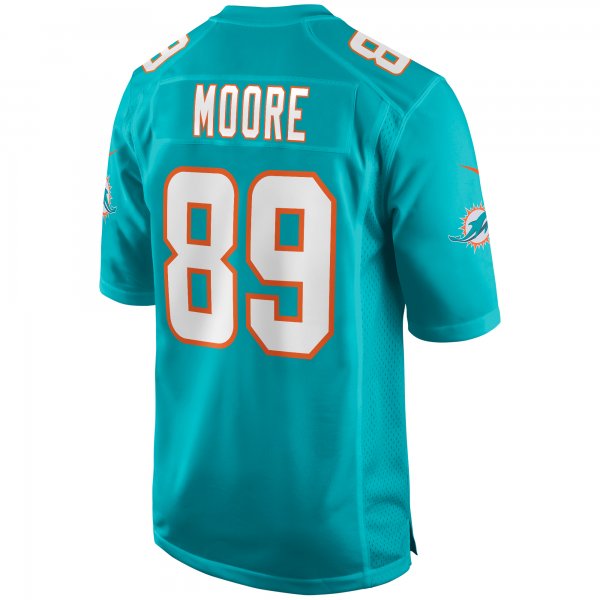 Men's Miami Dolphins Nat Moore Nike Aqua Game Retired Player Jersey