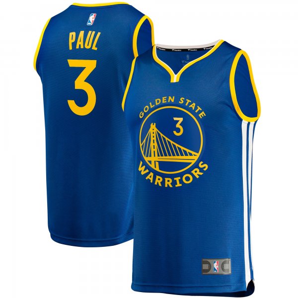 Men's Golden State Warriors Chris Paul Fanatics Royal Fast Break Player Jersey - Icon Edition