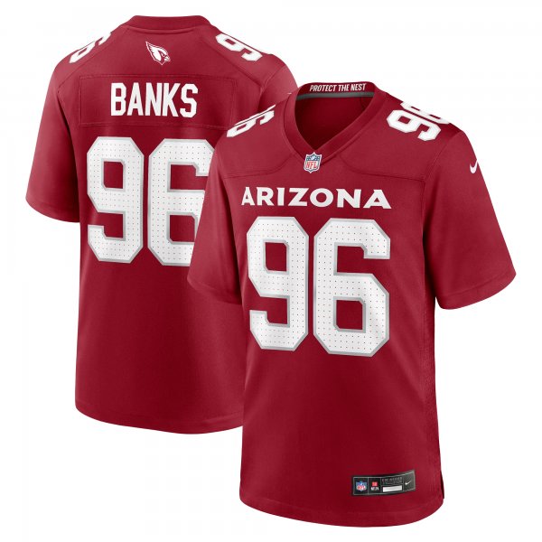 Men's Arizona Cardinals Eric Banks Nike  Cardinal  Game Jersey