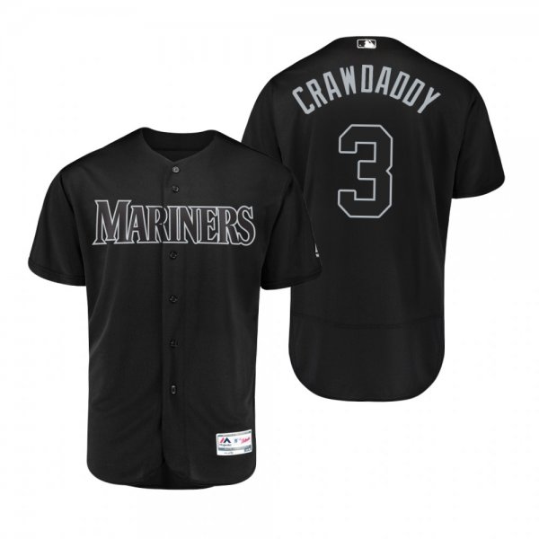 Seattle Mariners J.P. Crawford Crawdaddy Black 2019 Players Weekend MLB Jersey