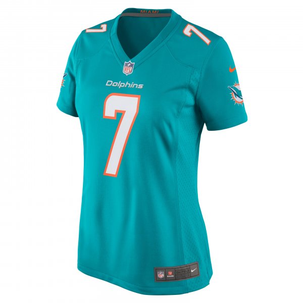 Women's Miami Dolphins Jason Sanders Nike Aqua Game Jersey