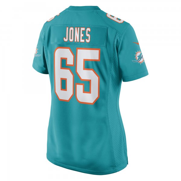 Women's Miami Dolphins Robert Jones Nike Aqua Game Jersey