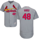 St. Louis Cardinals #48 Harrison Bader Grey Flexbase Collection Stitched MLB Jersey