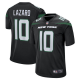 Men's Nike New York Jets #10 Allen Lazard Black Alternate Limited NFL Jersey