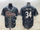 Men's Chicago Bears #34 Walter Payton Camouflage Stitched Baseball Cool Base Jersey