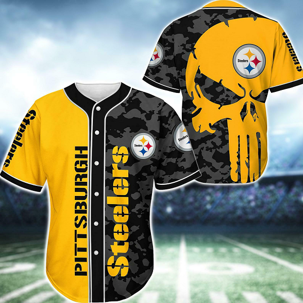 Pittsburgh Steelers NFL 3D Digital Printed Fashion Baseball Legend Jersey