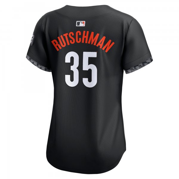 Women's Baltimore Orioles Adley Rutschman Nike Black City Connect Limited Player Jersey