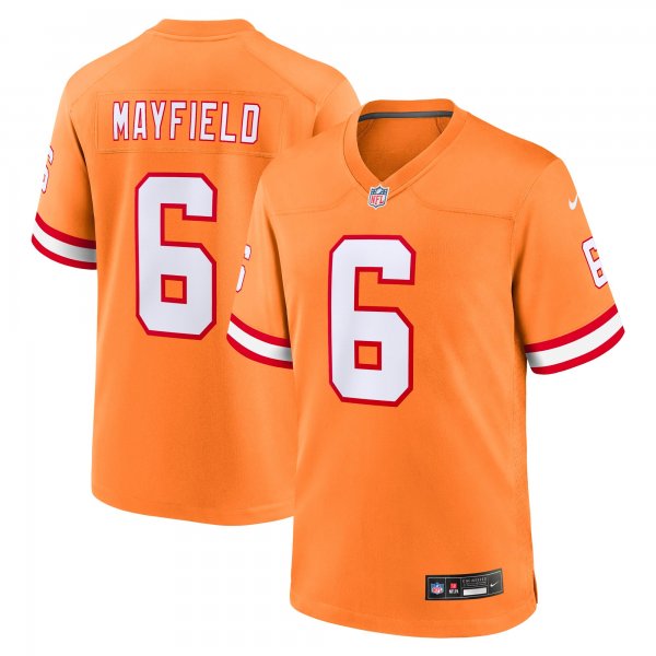 Youth Tampa Bay Buccaneers Baker Mayfield Nike Orange Game Jersey