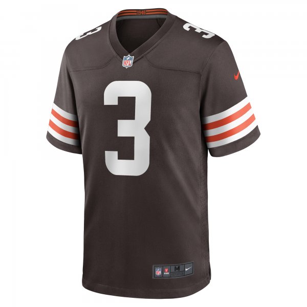 Men's Cleveland Browns Marquise Goodwin Nike  Brown Team Game Jersey