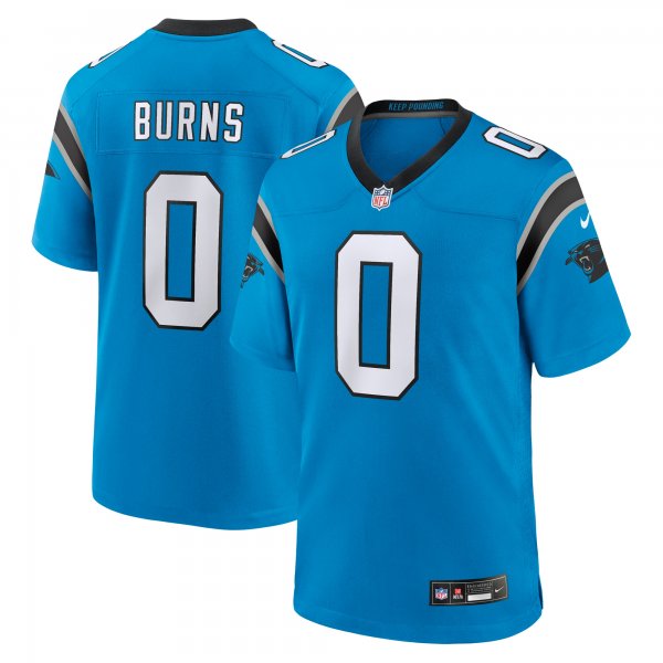 Men's Carolina Panthers Brian Burns Nike Blue Alternate Game Jersey