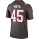 Men's Tampa Bay Buccaneers Devin White Nike Pewter Alternate Legend Jersey