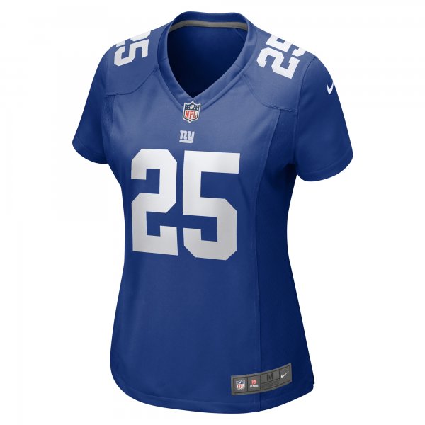 Women's New York Giants Deonte Banks Nike  Royal Team Game Jersey