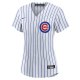 Women's Chicago Cubs Dansby Swanson Nike White/Royal Home Replica Player Jersey