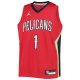 Youth New Orleans Pelicans Zion Williamson Jordan Brand Red 2020/21 Swingman Player Jersey - Statement Edition