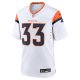 Men's Denver Broncos Javonte Williams Nike White Game Jersey