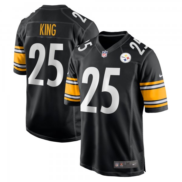 Men's Pittsburgh Steelers Desmond King Nike  Black  Game Jersey